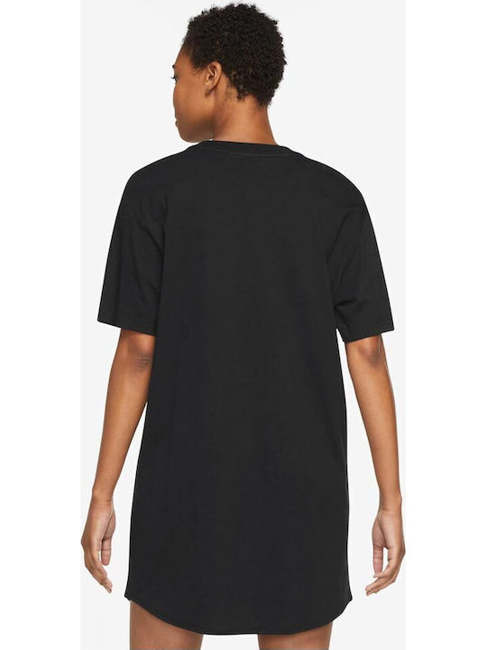 Nike Sportswear Knitted Athletic Black Dress