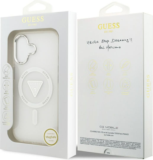 Guess Iml Gradient Triangle Logo Back Cover Πλαστικό / Σιλικόνης Διάφανο (iPhone 17)