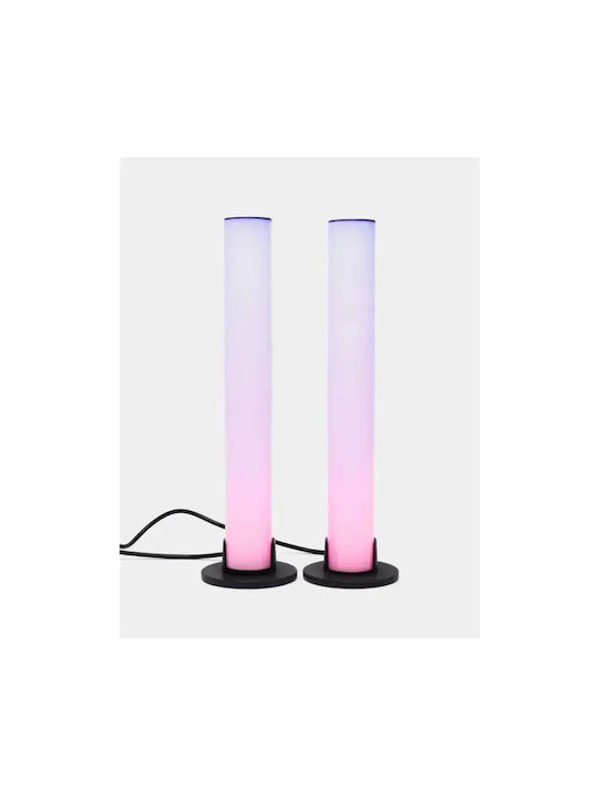 Arrango Smart Διακοσμητικό Φωτιστικό LED RGB Μπάρα 2τμχ 25εκ.