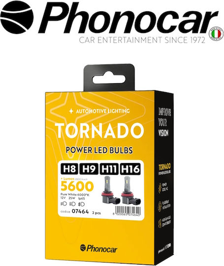 Phonocar Λάμπα Αυτοκινήτου H11 LED 12V
