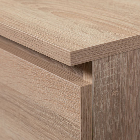 Computer Desk Piksel Wooden Sonoma Oak 90x50x77cm