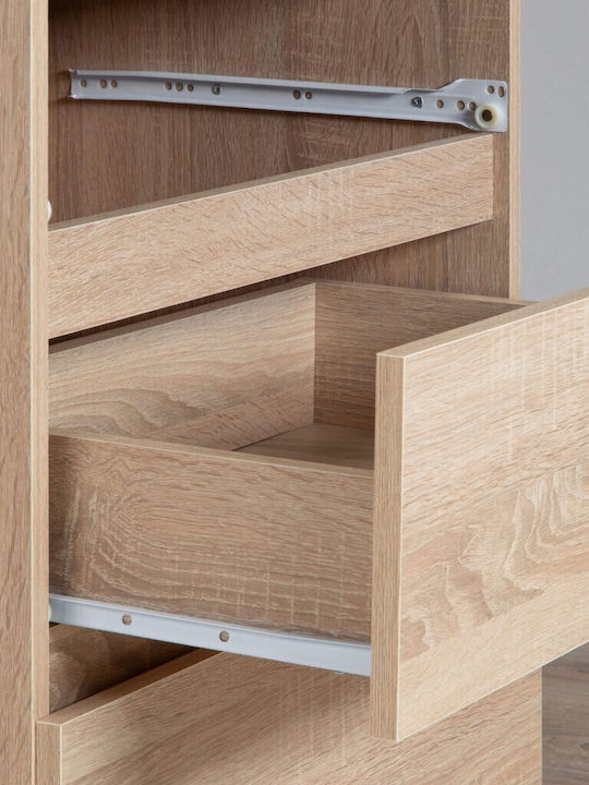 Birou de Calculator Piksel din Lemn Sonoma Oak 90x50x77 cm