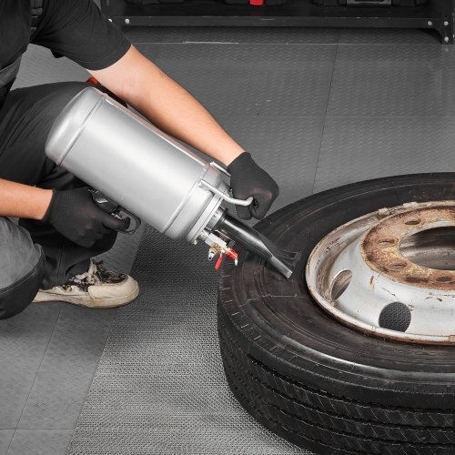 Vevor Portable Tire Bead Seater 1.6 Gal 6 L Air Bead Gun Hand Tire Inflator Tool Operating Pressure 87-116 Psi Inflatable Trigger Car Compact SUV Light Truck Electric Bicycle RV ATV