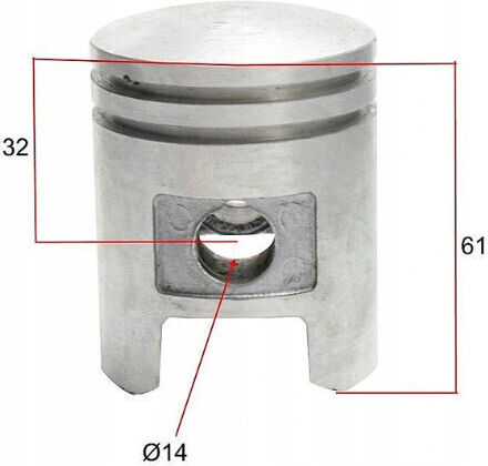 Motorradkolbenbolzensicherungen 52mm