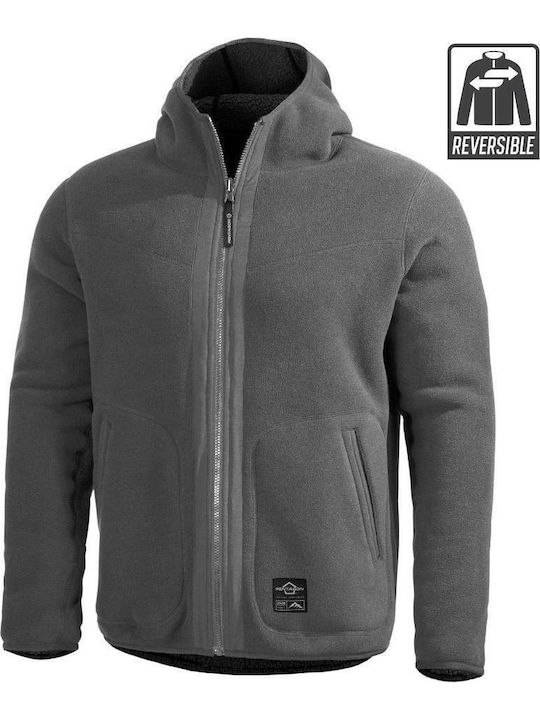Pentagon Ianos Sherpa Hunting Cardigan Fleece Gray