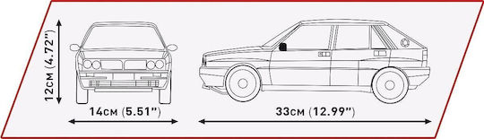 Cobi Пластмасови Блокчета Коли 1991 Lancia Delta Hf Integrale Cobi-24357