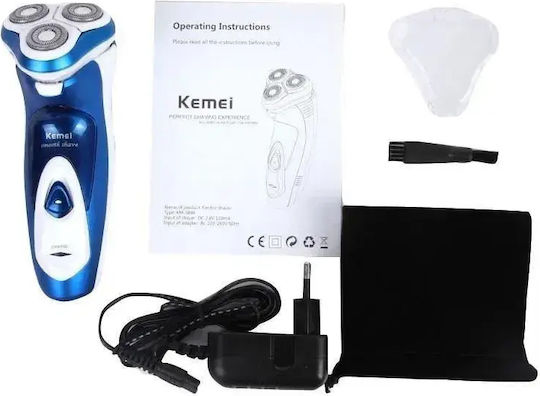 Kemei KM-5880 Rotating Electric Shaver Face Rechargeable