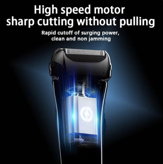 Kemei KM-8512 Foil Electric Shaver Face Rechargeable