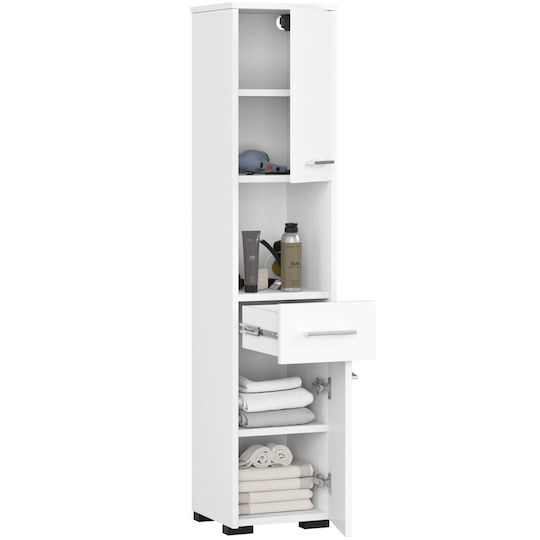 Akord Furniture Factory Coloană De Baie De Pardoseală M30xA30xÎ140cm Albă