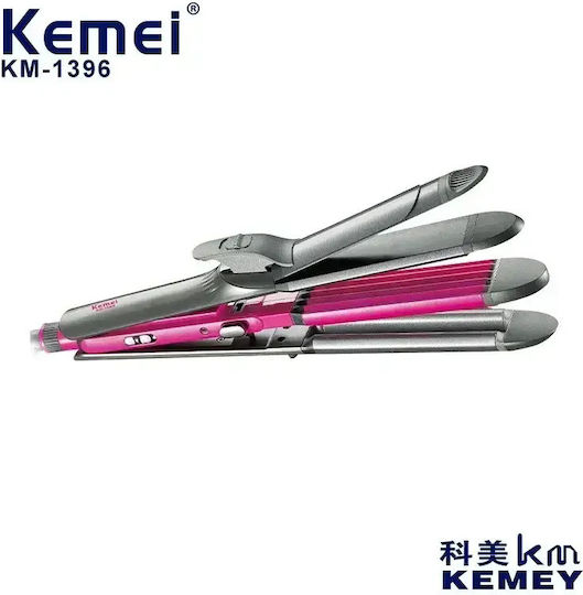 Kemei 4 in 1 KM-1396 Mini Haarglätter mit Keramikplatten