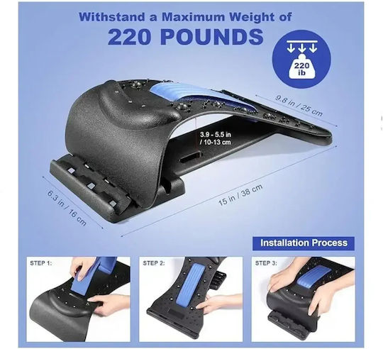 Relaxation Back Magnetotherapy Acupuncture Blue Massage Device Acupressure for the Body Blue