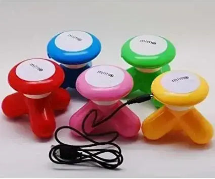 Mimo Mimo Massager Massage Device for the Neck, the Back, the Legs & the Hands with Vibration Blue