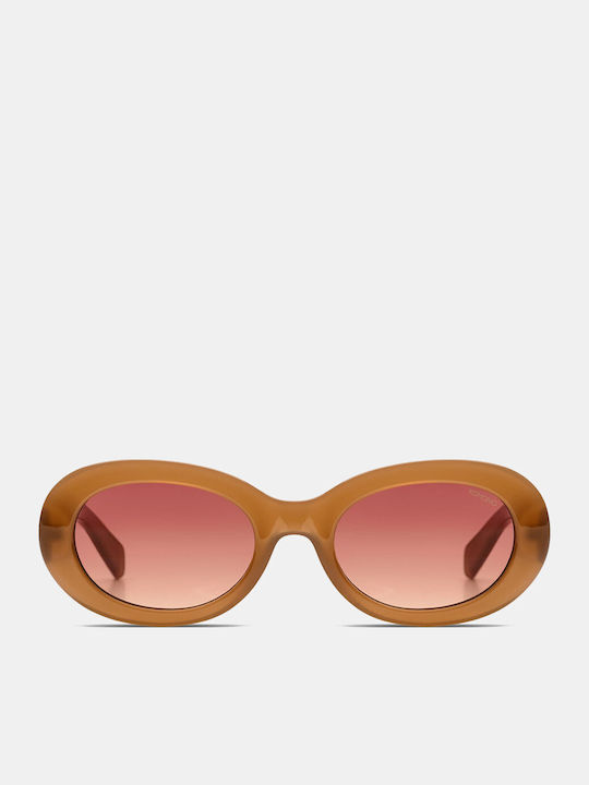 Komono Luna Unisex Sunglasses with Horn-Rimmed Frame Sahara KOM-S11276