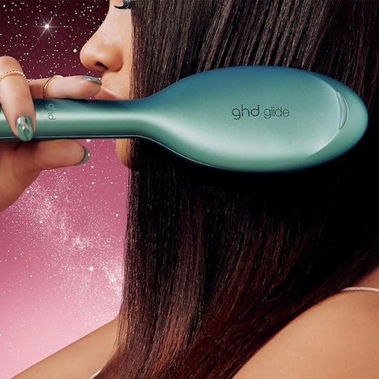 GHD Glide Hot Brush Ceramic Electric Brush with Air for Straightening Limited Edition