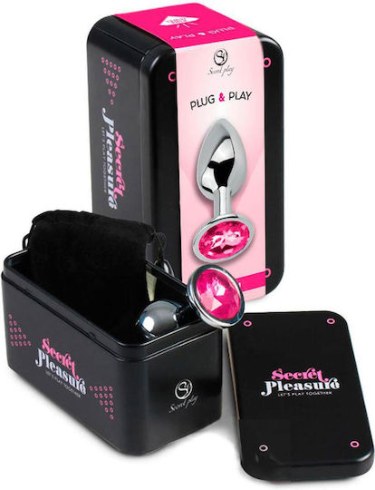 Secretplay Plug & Play Πρωκτική Σφήνα Fuchsia 7cm