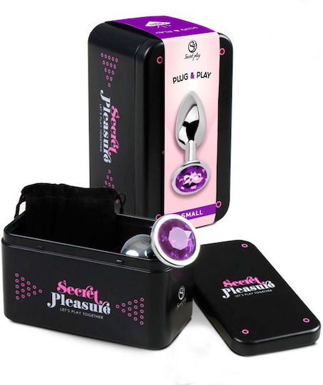 Secretplay Plug & Play Anal Plug Purple 7.5cm