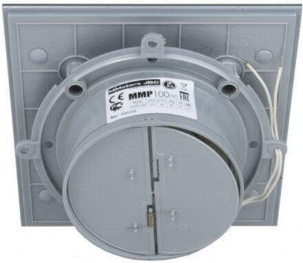 Mmotors Mmp 100 90 M³ Επιτοίχιος Εξαεριστήρας Μπάνιου Γκρι