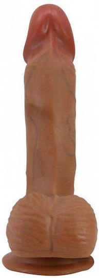 Dildo Realistisches Dildo Mit Saugnapf Braun