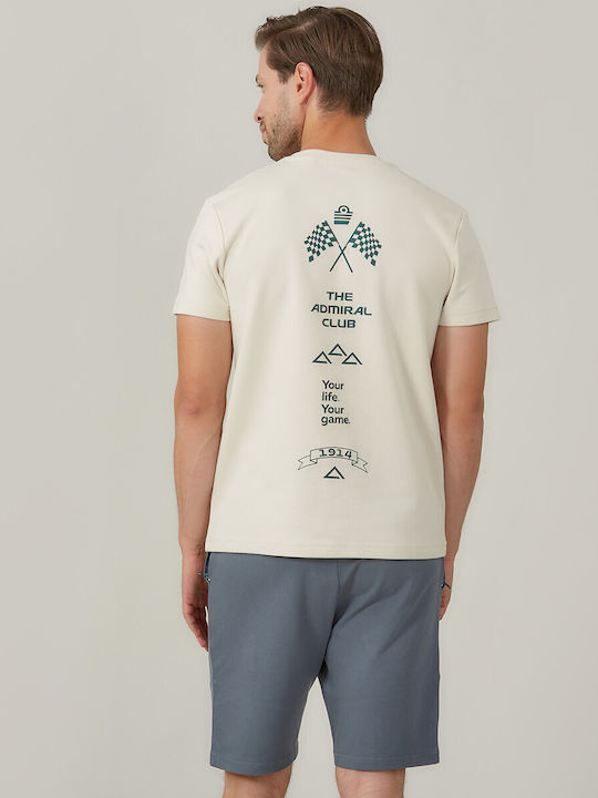 Αθλητικό T-shirt Μπεζ