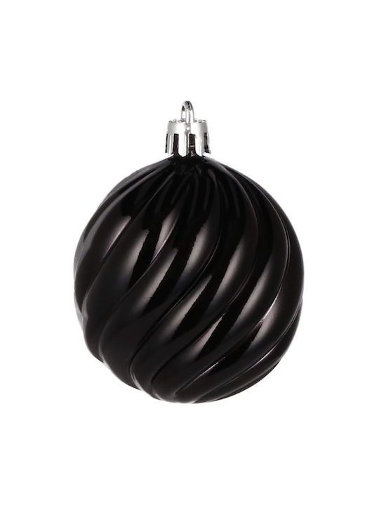 Christmas Ball Set 20 Pieces 5 Designs 6cm Black