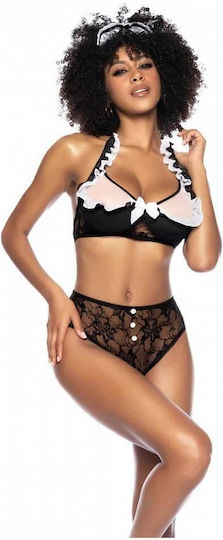 Σέξι Στολή Γαλλίδας Καμαριέρας Mapale Costume French Maid 3pcs