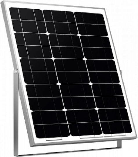 Optonica Στεγανός Ηλιακός Προβολέας LED 25W Ψυχρό Λευκό 6000K με Τηλεχειριστήριο IP65