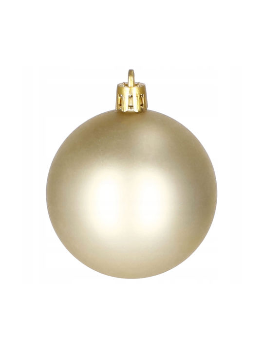 Christmas Tree Ornaments Set 100 Pieces 3-6cm Gold