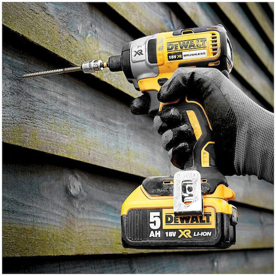 DEWALT DCK384P2T Set Angle Wheel & Impact Driver & Excavator Brushless 18V with 2 Batteries 5Ah and Case