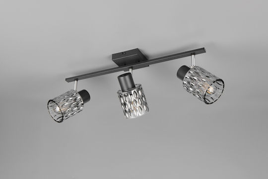 Trio Lighting Σποτ σε Μαύρο Χρώμα