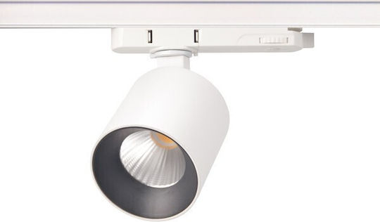 Dimming LED Φυσικό Λευκό Σποτ σε Λευκό Χρώμα