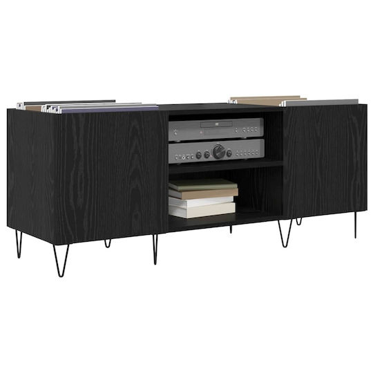 vidaXL Hi-Fi Furniture Black 38x121x48cm