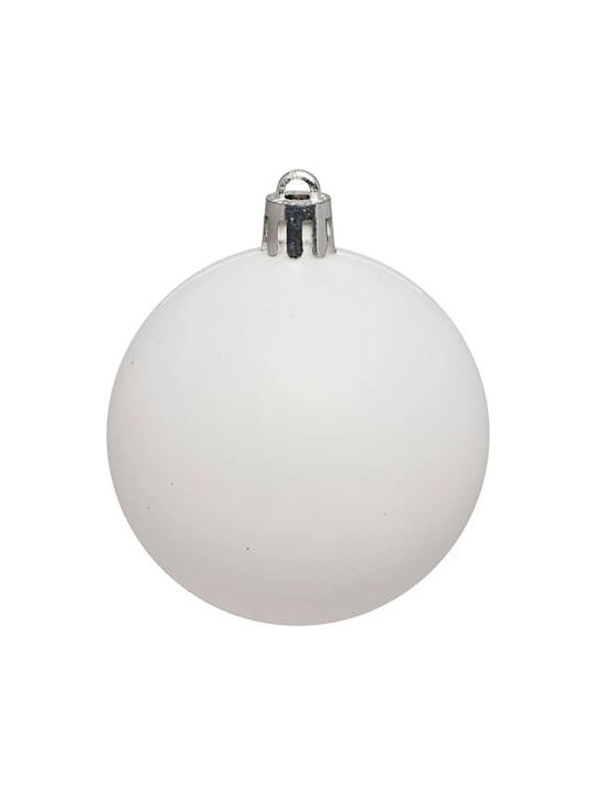 Weihnachtsbaumschmuck Set 44 Stücke Kugeln Girlande Baumspitze Blau Weiß