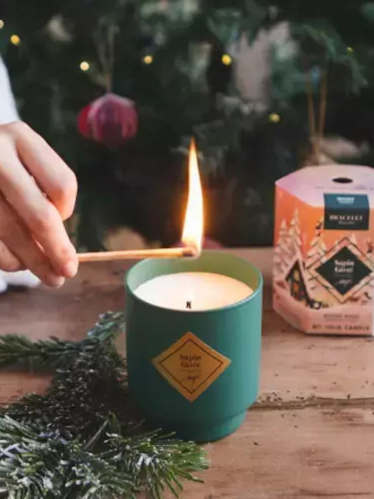 My Jolie Candle Noel Frosted Pine Gold Bracelet Christmas Candle Jewelry Bracelet Surprise