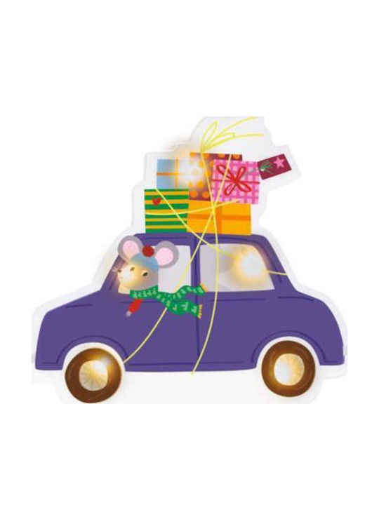 Moses Xmas Autocolant Ferestre Luminite