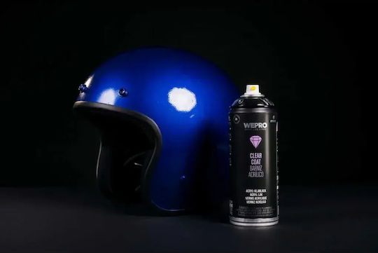 Montana Colors Spray Polish Acrylic Varnish with Shiny Effect Transparent Glossy 400ml Glossy