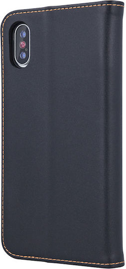 Smart Back Cover Δερμάτινο Μαύρο (iPhone 15)