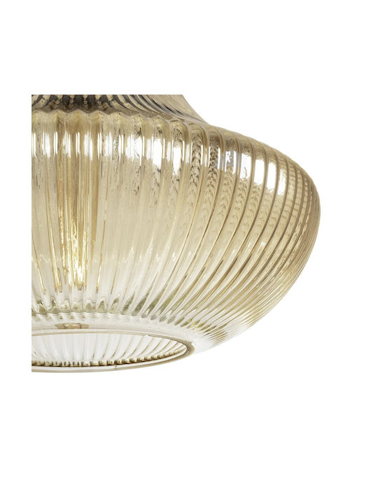 GloboStar Verre Pendant Light Multicolour with Crystals for Socket E27 38x38x34cm