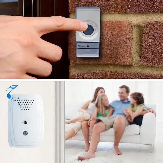 Tele Wireless Door Bell White
