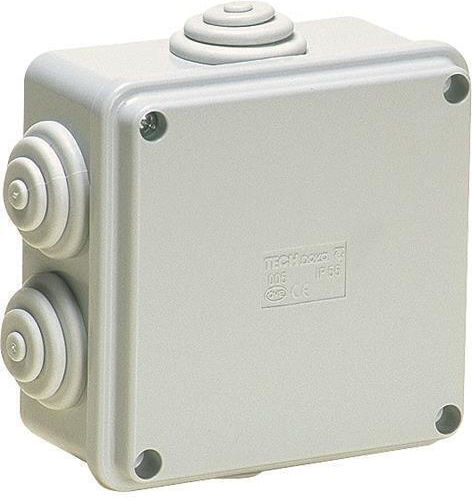 Marlanvil Surface Mounted Electrical Box Branching Watertight IP65 in Gray Color
