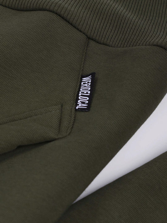 Sweatshirt with Hood Green