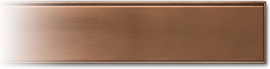 Linear Floor Drain Frame Stainless Steel Side Outlet D40 650mm Matte Bronze Grate Klasik Floor Ch650kn1br Chudej