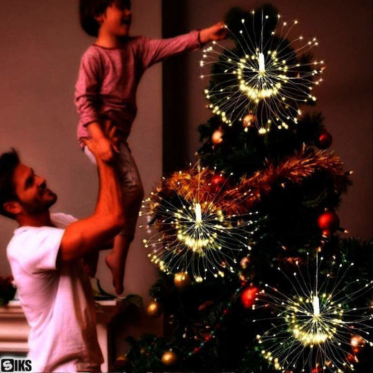 750 Lămpițe LED 7m. Alb cald tip Focuri de artificii 1buc