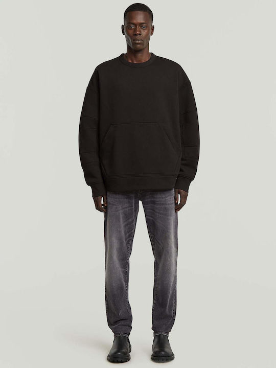 Constructed Sweatshirt Black