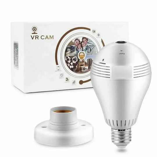 Versteckte Kamera Vr Cam 3d WiFi Lampe 1080p mit Steckplatz für Speicherkarte und Bewegungssensor