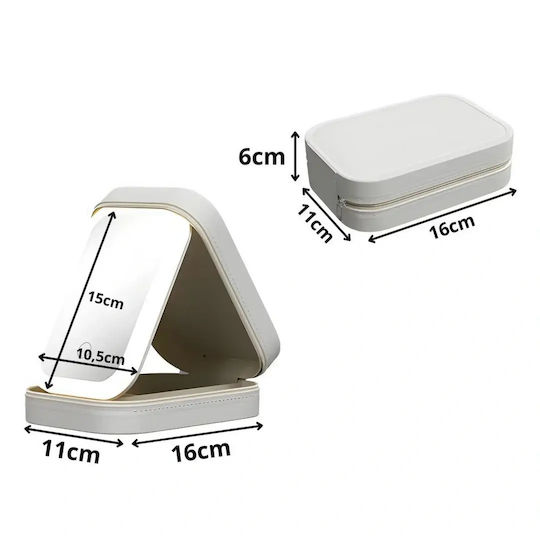 Verk Group Makeup Mirror with Light White
