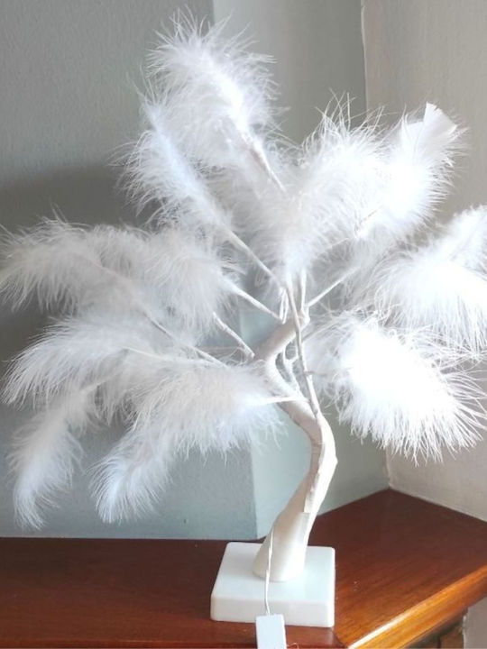 Tabletop Decorative Tree Feathers Led Warm Lighting