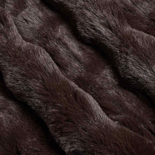 vidaXL Pătură Blănoasă Superdublă 220x240cm Camelopard