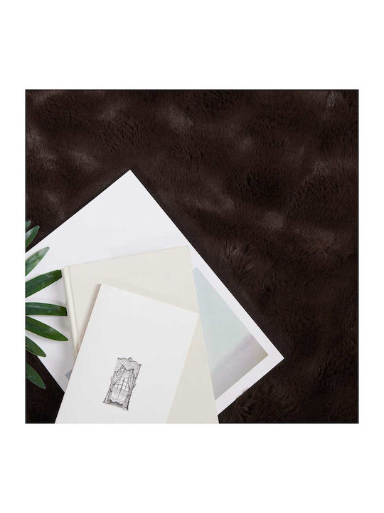 vidaXL Furry Single Blanket 150x220cm Giraffe