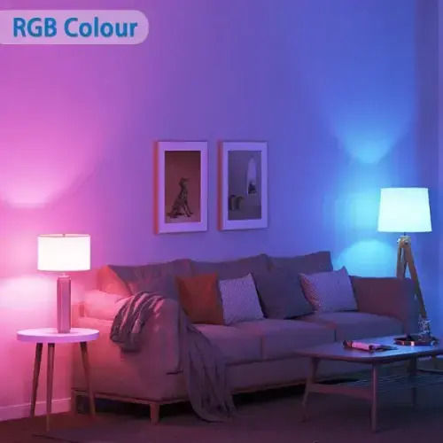 Aigostar Smart LED-Lampe für Fassung E14 und Form G45 RGBW 555lm Dimmbar
