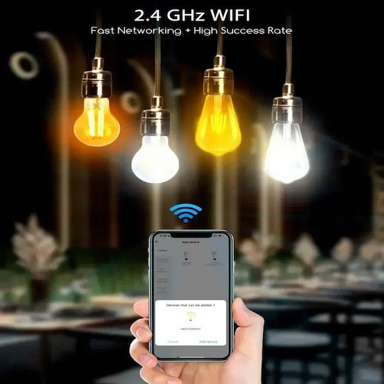 Aigostar Smart LED Bulb 4.5W for Socket E27 and Shape G45 Cold White 470lm